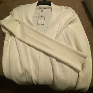 White Dana Buchman Cardigan